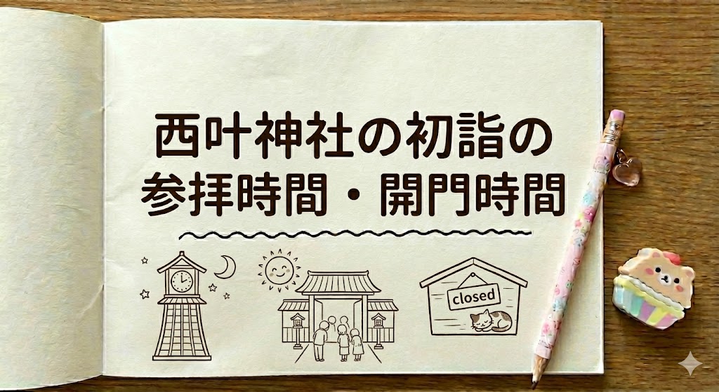 西叶神社の初詣の参拝時間・開門時間
