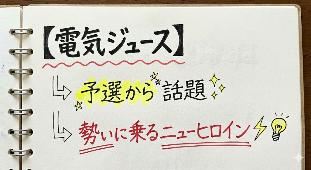 【電気ジュース】|予選から話題、勢いに乗るニューヒロイン