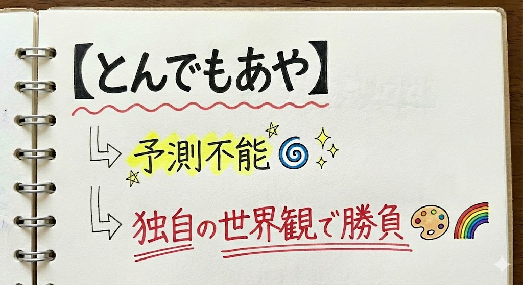 【とんでもあや】|予測不能、独自の世界観で勝負